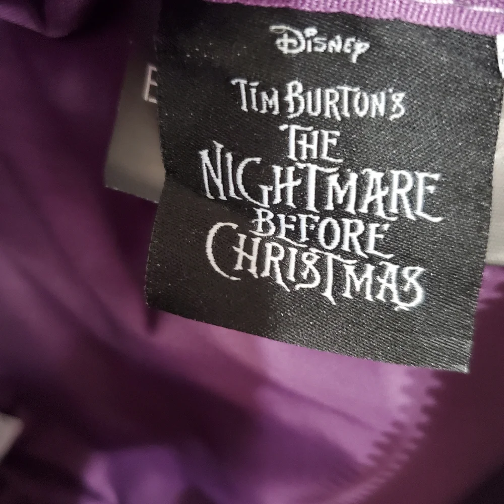 The Nightmare Before Christmas Jack And Sally Purple Rose Backpack NWT Unisex
